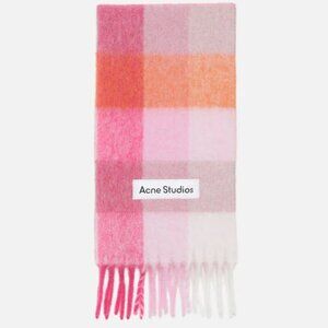 Acne Studios Multicolor Checkered Scarf